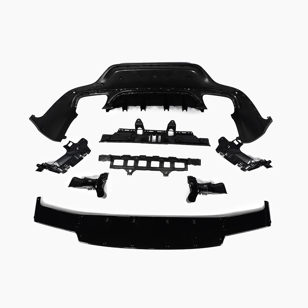 Mercedes-Benz GLC C253 (2016–2022) GLC63 Rear Diffuser/For AMG Coupe/Black