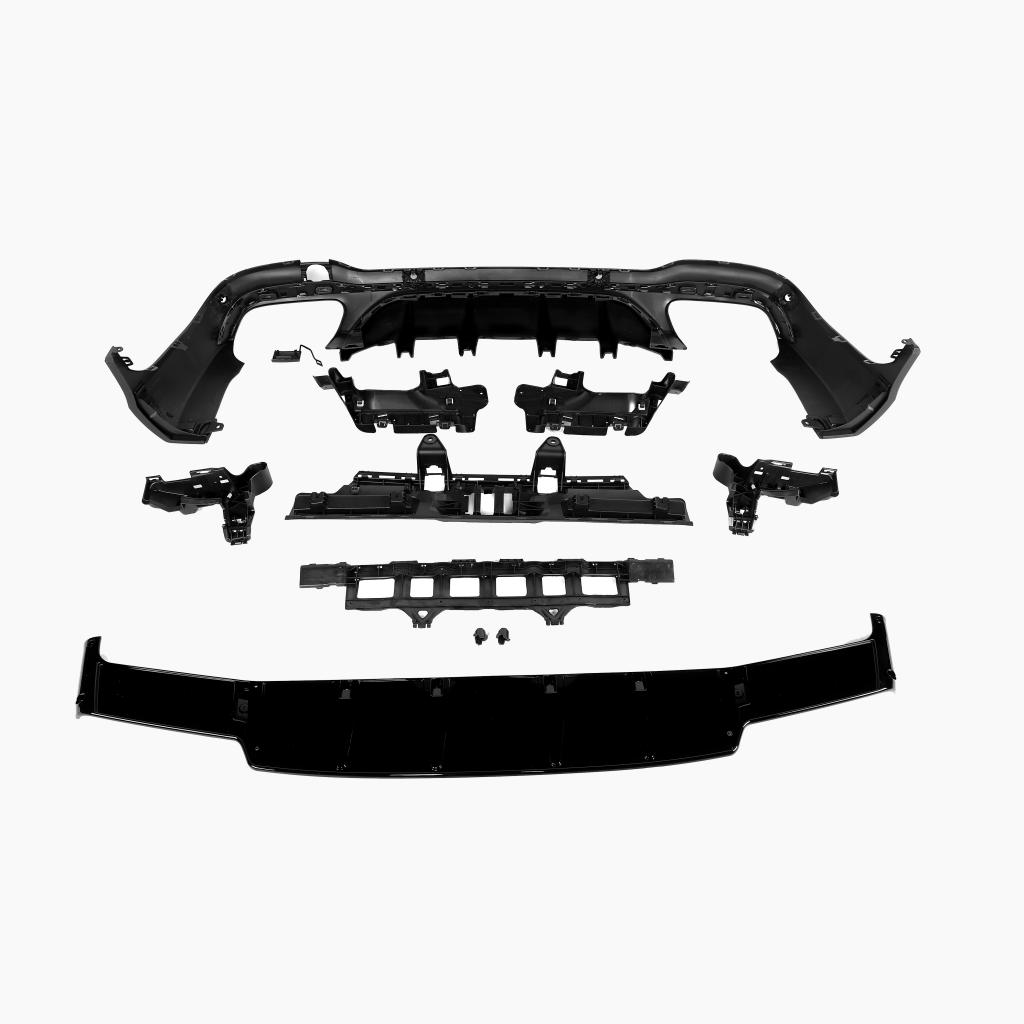 Mercedes-Benz GLC X253 (2015–2022) GLC63 Rear Diffuser/For AMG/Black