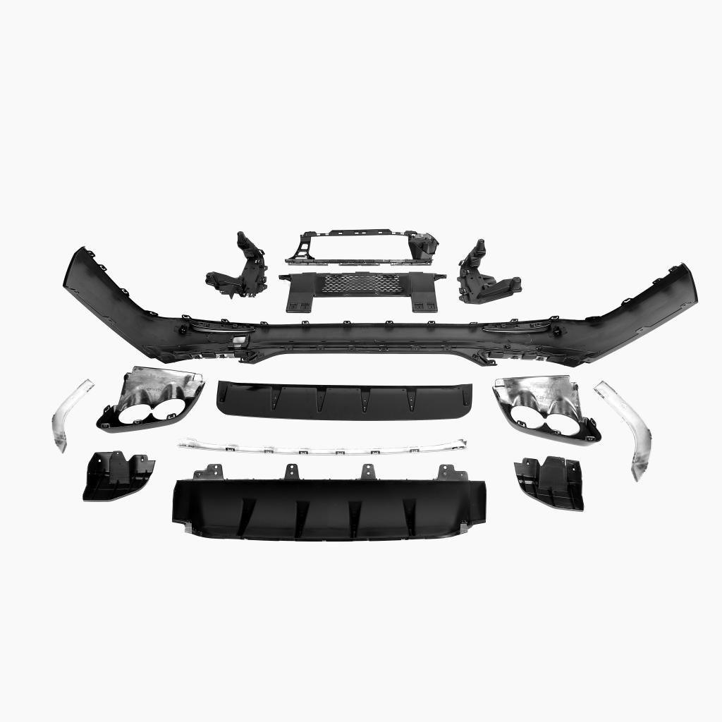 Mercedes-Benz GLC X254 (2023–present) GLC43 AMG Rear Diffuser With Black Pipe For AMG-Line/Black