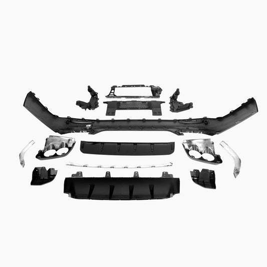 Mercedes-Benz GLC X254 (2023–present) GLC43 AMG Rear Diffuser With Black Pipe For AMG-Line/Black