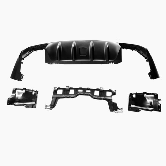 Gloss Black Dual Exhaust Rear Diffuser Kit for Mercedes Benz GLE 63 AMG C167 (2020+)