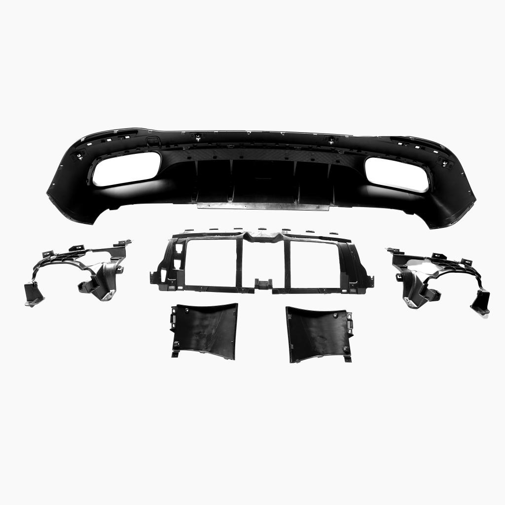 Mercedes-Benz GLS X167 (2020–present) GLE63 Rear Diffuser/For AMG/Silver