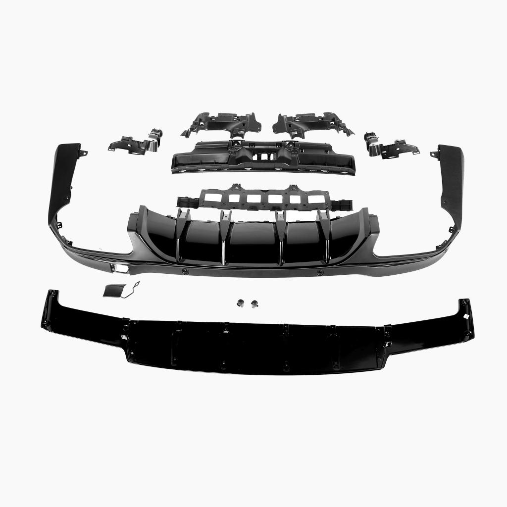 Mercedes-Benz GLC X253 (2015–2022) GLC63 Rear Diffuser/For AMG/Black