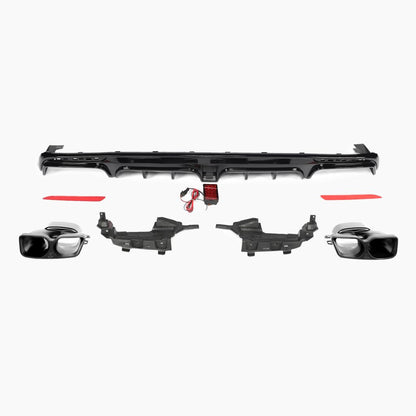 Mercedes-Benz S-Class W222 (2013–2020) BRS Rear Diffuser With Tips For AMG/For AMG 14-17