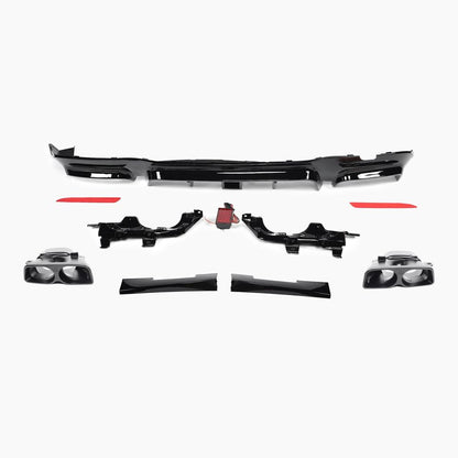 Mercedes-Benz S-Class W222 (2013–2020) BRS Rear Diffuser With Tips For AMG/For AMG 18-22