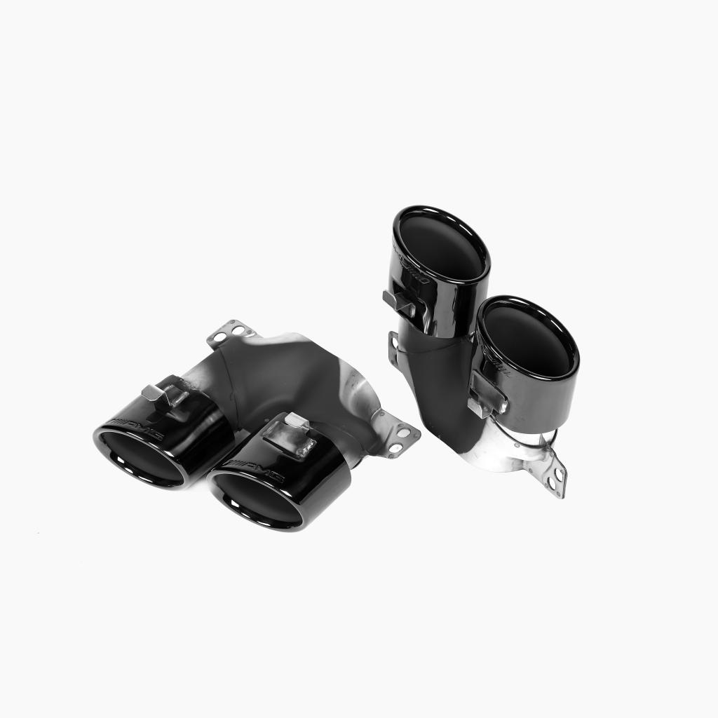 Mercedes-Benz GLC X254 (2023–present) GLC43 AMG Rear Diffuser With Black Pipe For AMG-Line/Black