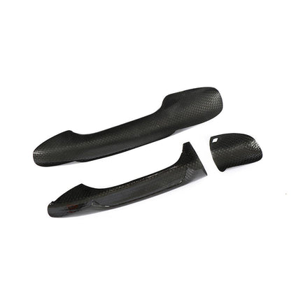 LHD Carbon Fiber Door Handle For Mercedes Benz W205 Pre‑Facelift & W213 Pre‑Facelift & W222 Pre‑Facelift & GLE C292 Coupé (2014-2018)