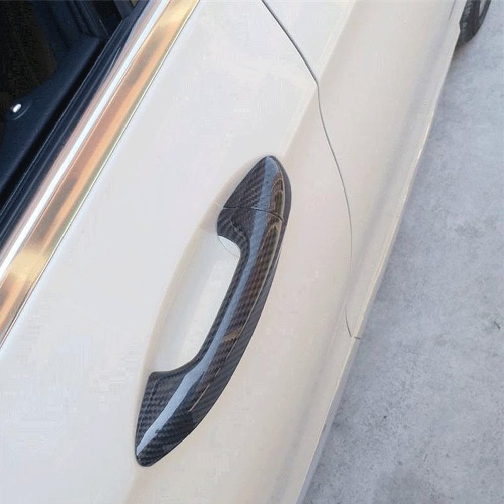 ST Style Carbon Fiber Door Handle For Mercedes Benz W205 Pre‑Facelift & W213 Pre‑Facelift & W222 Pre‑Facelift & GLE W166 (2014-2018)