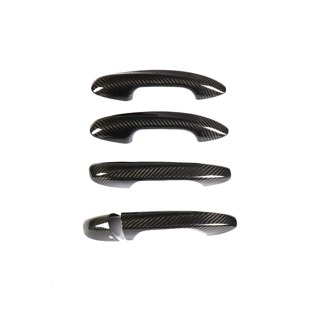 ST Style Carbon Fiber Door Handle For Mercedes Benz W205 Pre‑Facelift & W213 Pre‑Facelift & W222 Pre‑Facelift & GLE W166 (2014-2018)