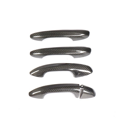 ST Style Carbon Fiber Door Handle For Mercedes Benz W205 Pre‑Facelift & W213 Pre‑Facelift & W222 Pre‑Facelift & GLE W166 (2014-2018)