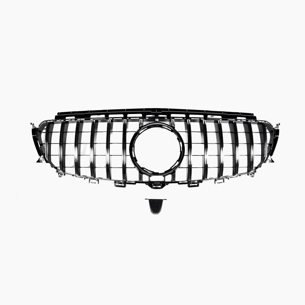 Silver-Plated Front Grille For Mercedes Benz E-Class W213 Pre-Facelift (2016-2020)