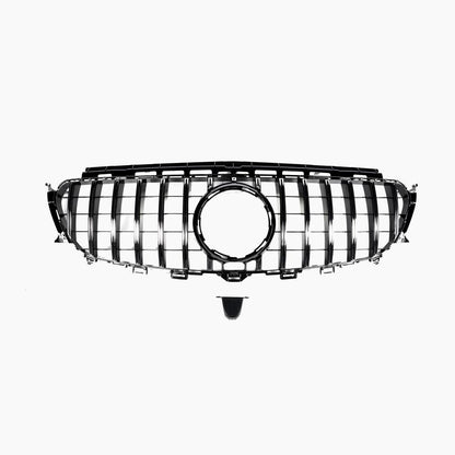 Silver-Plated Front Grille For Mercedes Benz E-Class W213 Pre-Facelift (2016-2020)
