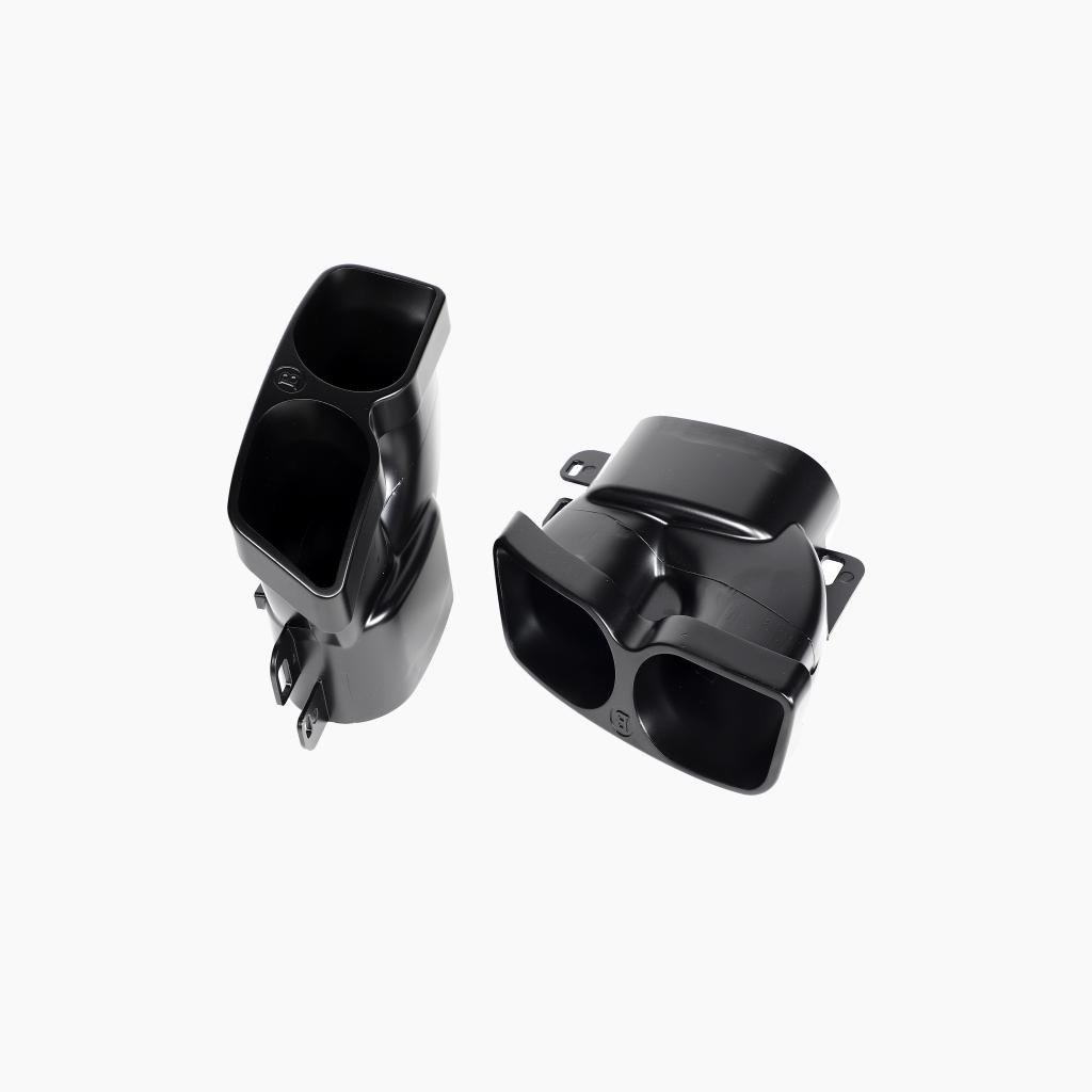 Brabus Style Gloss Black Rear Diffuser Lip Set for Mercedes Benz S-Class W222 Pre-Facelift (2014-2017)