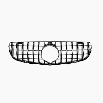 Gloss Black Front Grille for Mercedes Benz GLC X253 (SUV) Pre-Facelift (2016-2019)