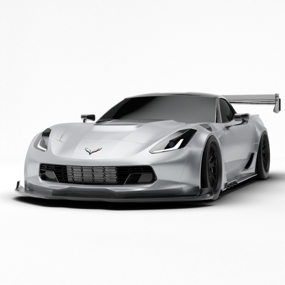 Corvette C7 carbon fiber full aero body kit, primary side view
