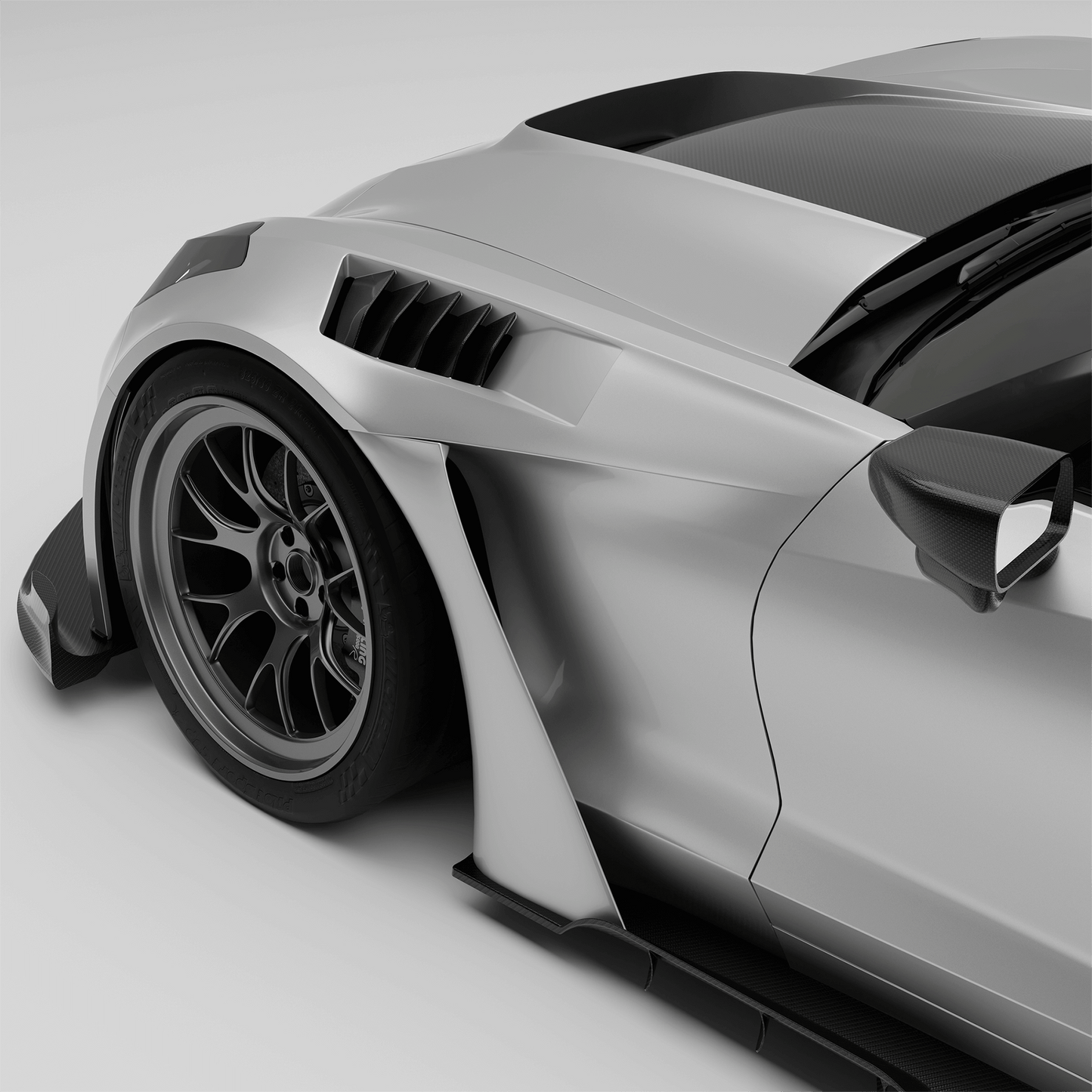 Corvette C7 carbon fiber vented front fender, primary product view