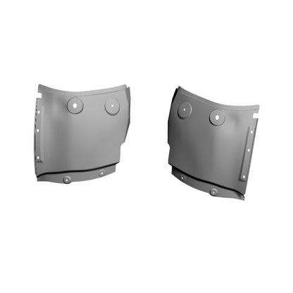 Corvette C7 carbon fiber fender liner, single piece front view