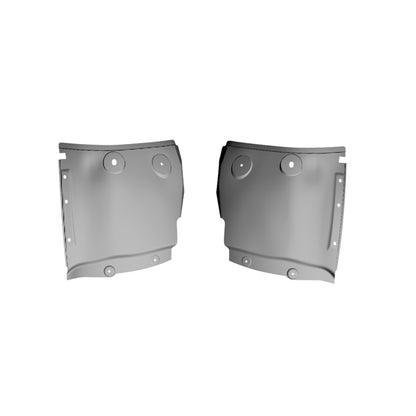 Corvette C7 carbon fiber front fender liner, mounting edge detail