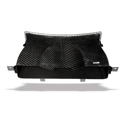 Corvette C7 carbon fiber vented hood, full panel studio view