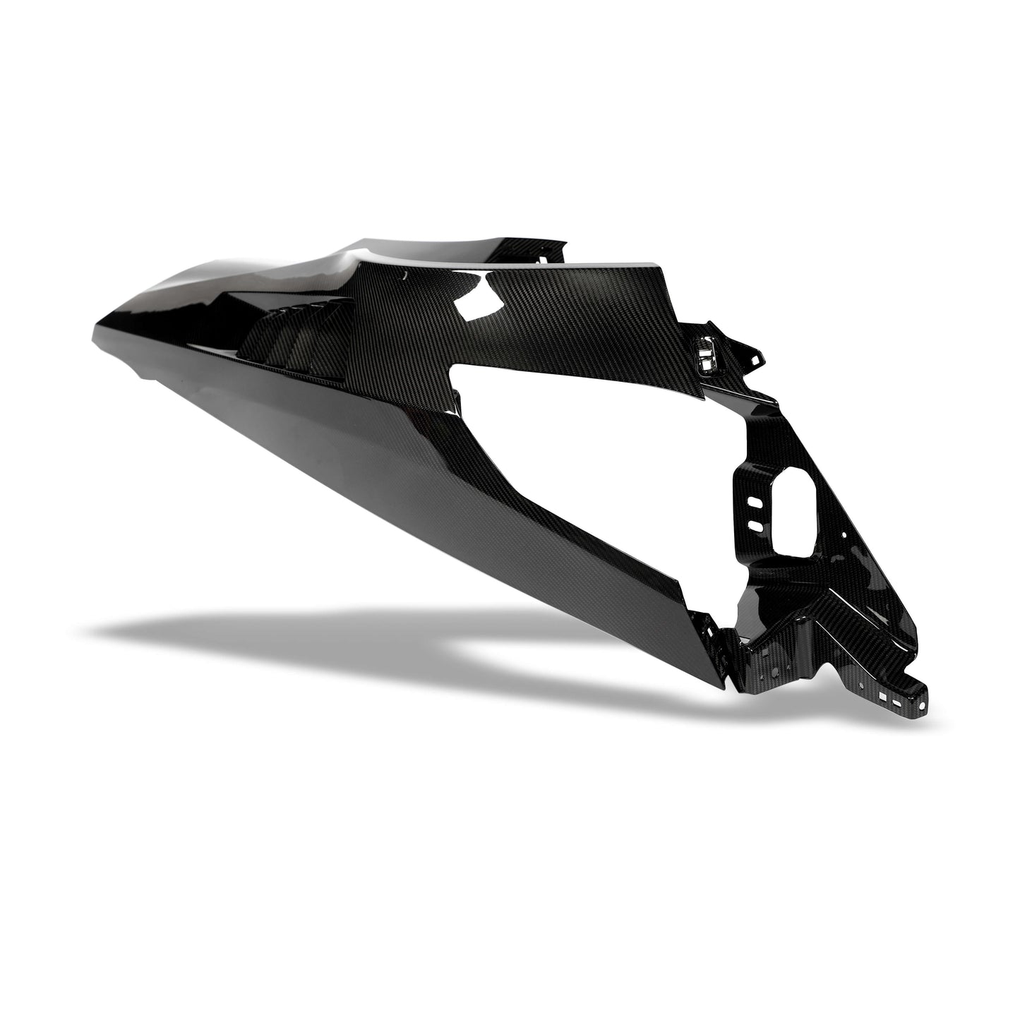 Corvette C7 carbon fiber vented fender, rear edge transition detail