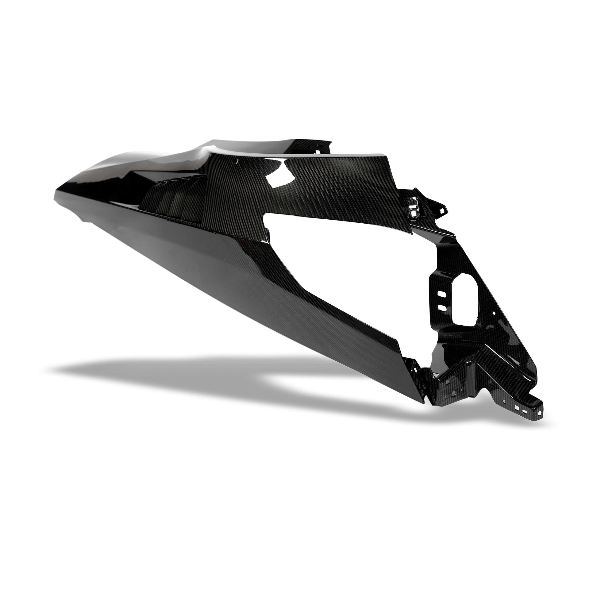 Corvette C7 carbon fiber vented fender, rear edge transition detail