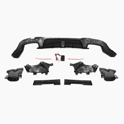 Mercedes-Benz S-Class W222 (2013–2020) BRS Rear Diffuser With Tips For AMG/For AMG 18-22