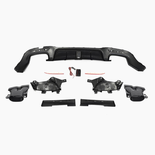Mercedes-Benz S-Class W222 (2013–2020) BRS Rear Diffuser With Tips For AMG/For AMG 18-22