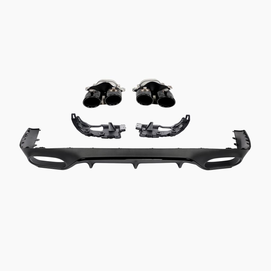 Mercedes-Benz E-Class C238 (2017–2023) E53 Coupe Rear Diffuser With Black Tips/For AMG Coupe
