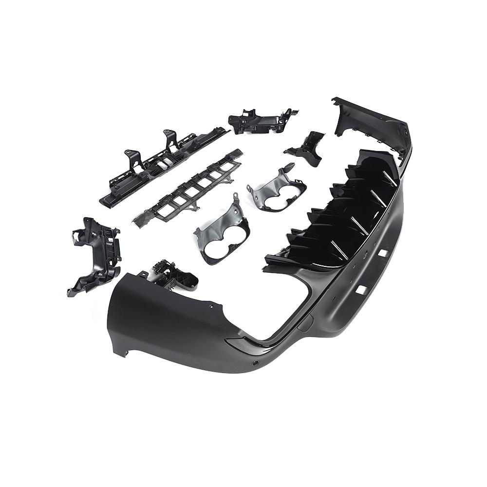 Mercedes-Benz GLC C253 (2016–2022) GLC43 Rear Diffuser/For AMG Coupe/Black
