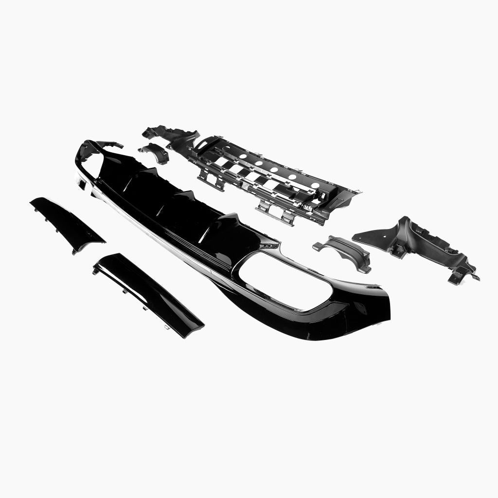 Mercedes-Benz S-Class W223 (2021–present) S63 Rear Diffuser With Black Tips/21+/Black