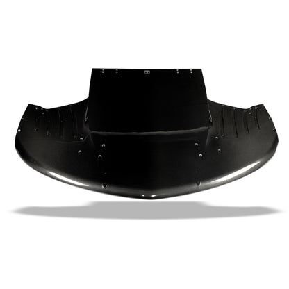 Corvette C6 carbon fiber front aero, mounted underside view