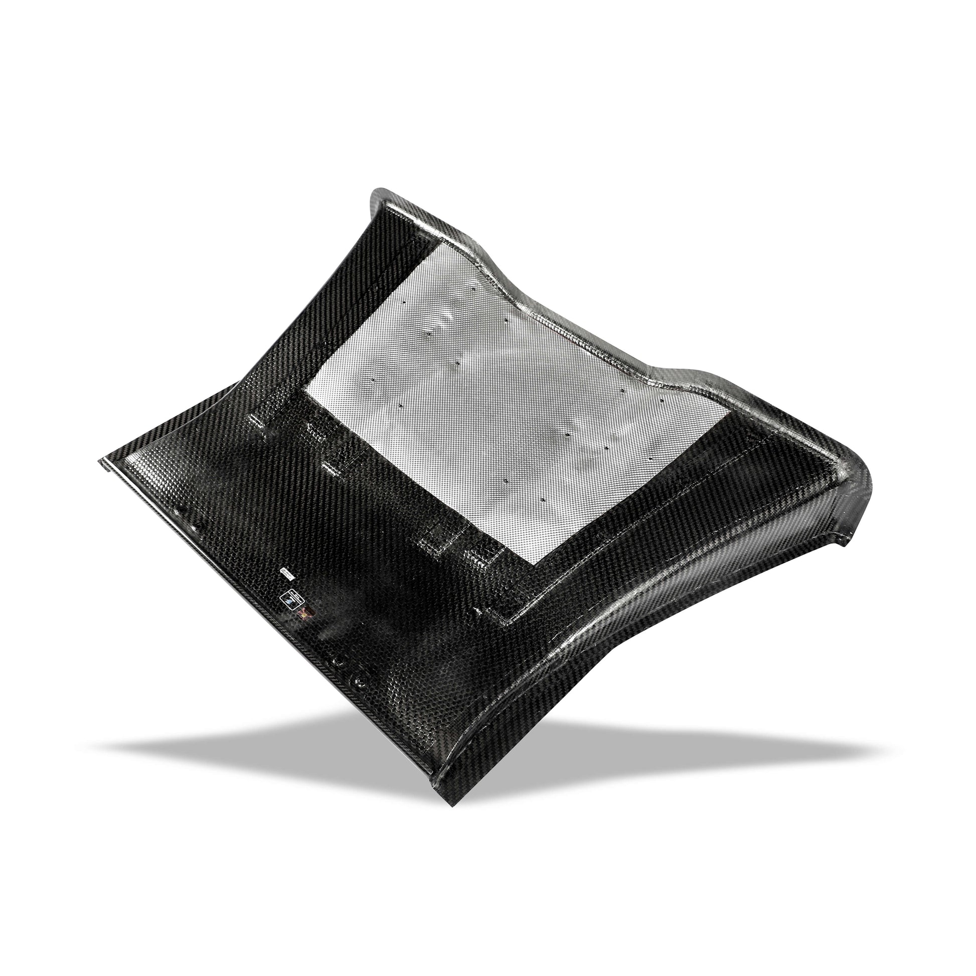 Carbon fiber rear diffuser for Corvette C6 installed view