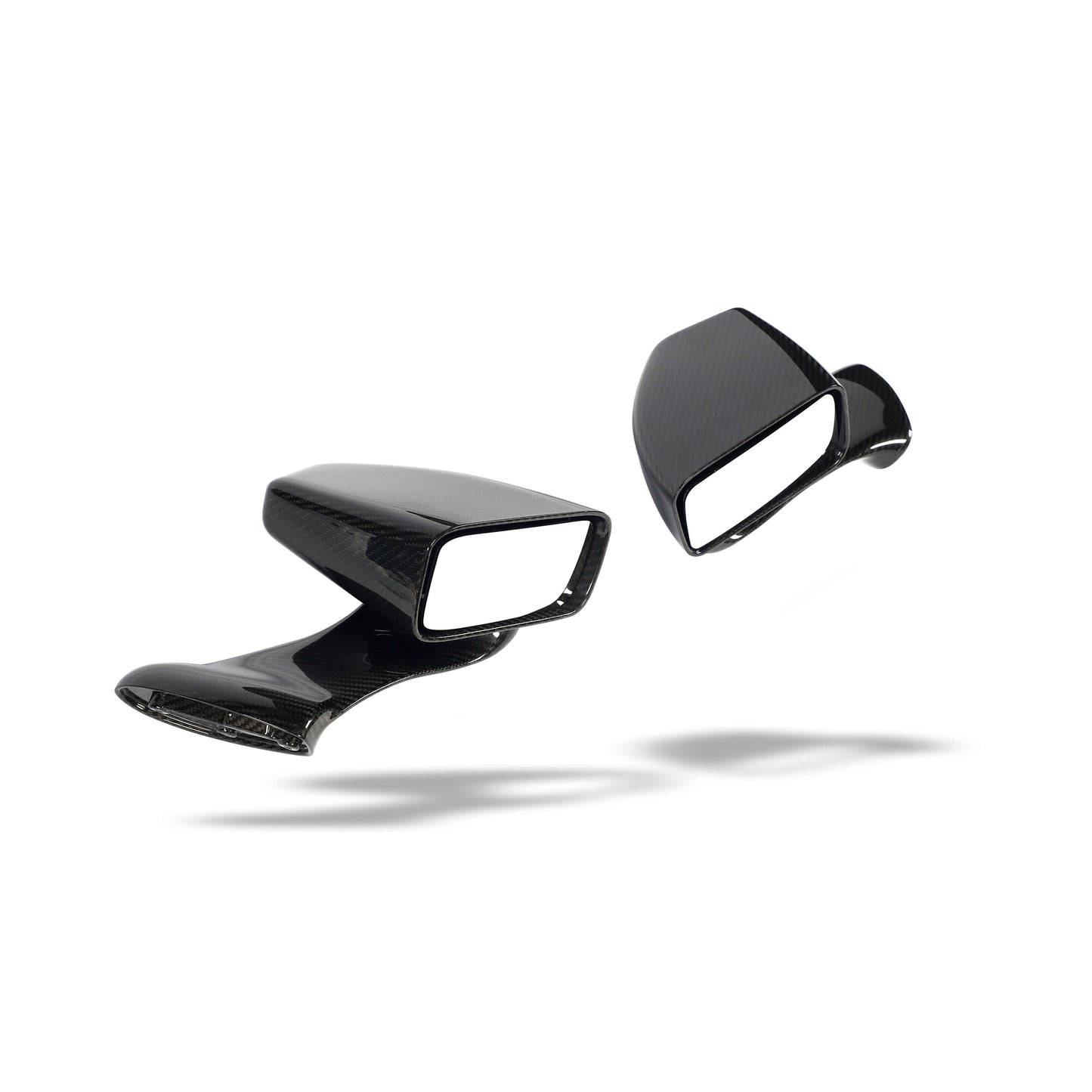 Corvette C7 mirror covers shown from the side profile