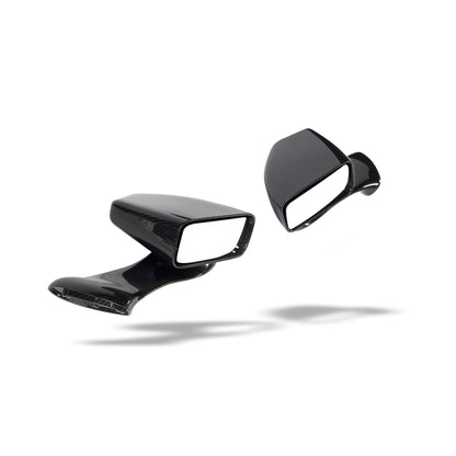 Corvette C7 mirror covers shown from the side profile