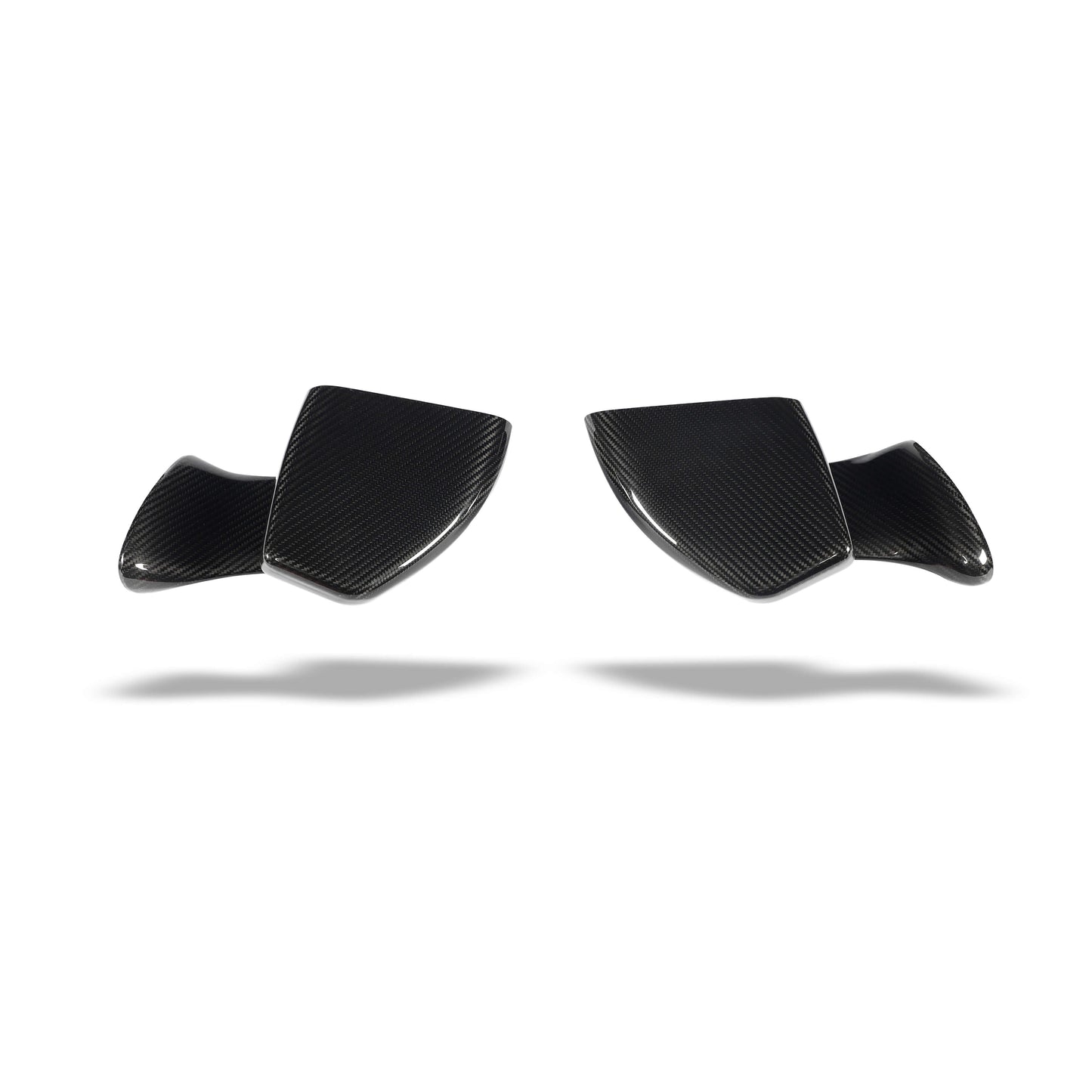 Corvette C7 carbon fiber mirror cap shown against a neutral background