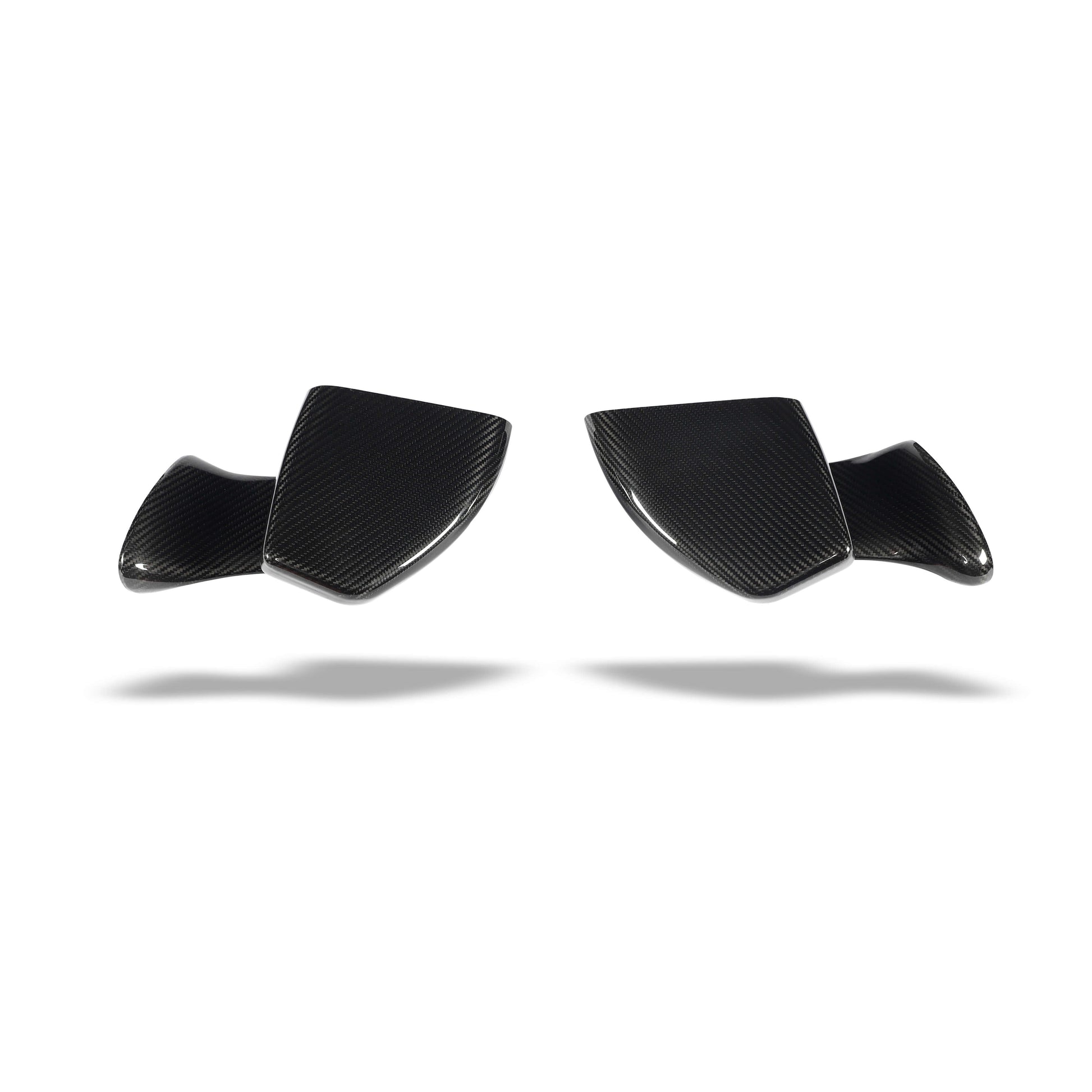 Corvette C7 carbon fiber mirror cap shown against a neutral background