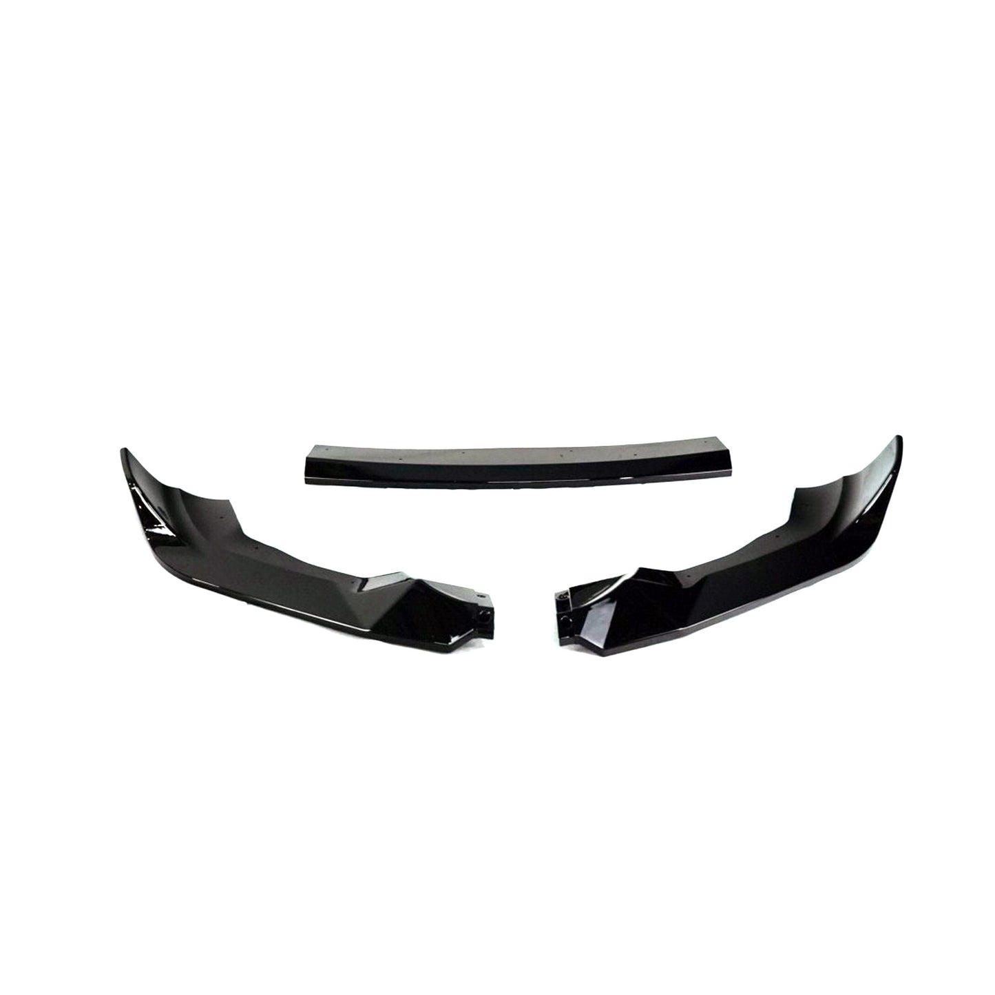 Gloss Black 3-Piece Front Lip for BMW M2 F87 (2016-2021)