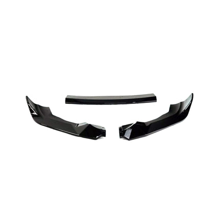 Gloss Black 3-Piece Front Lip for BMW M2 F87 (2016-2021)