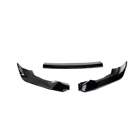 Gloss Black 3-Piece Front Lip for BMW M2 F87 (2016-2021)