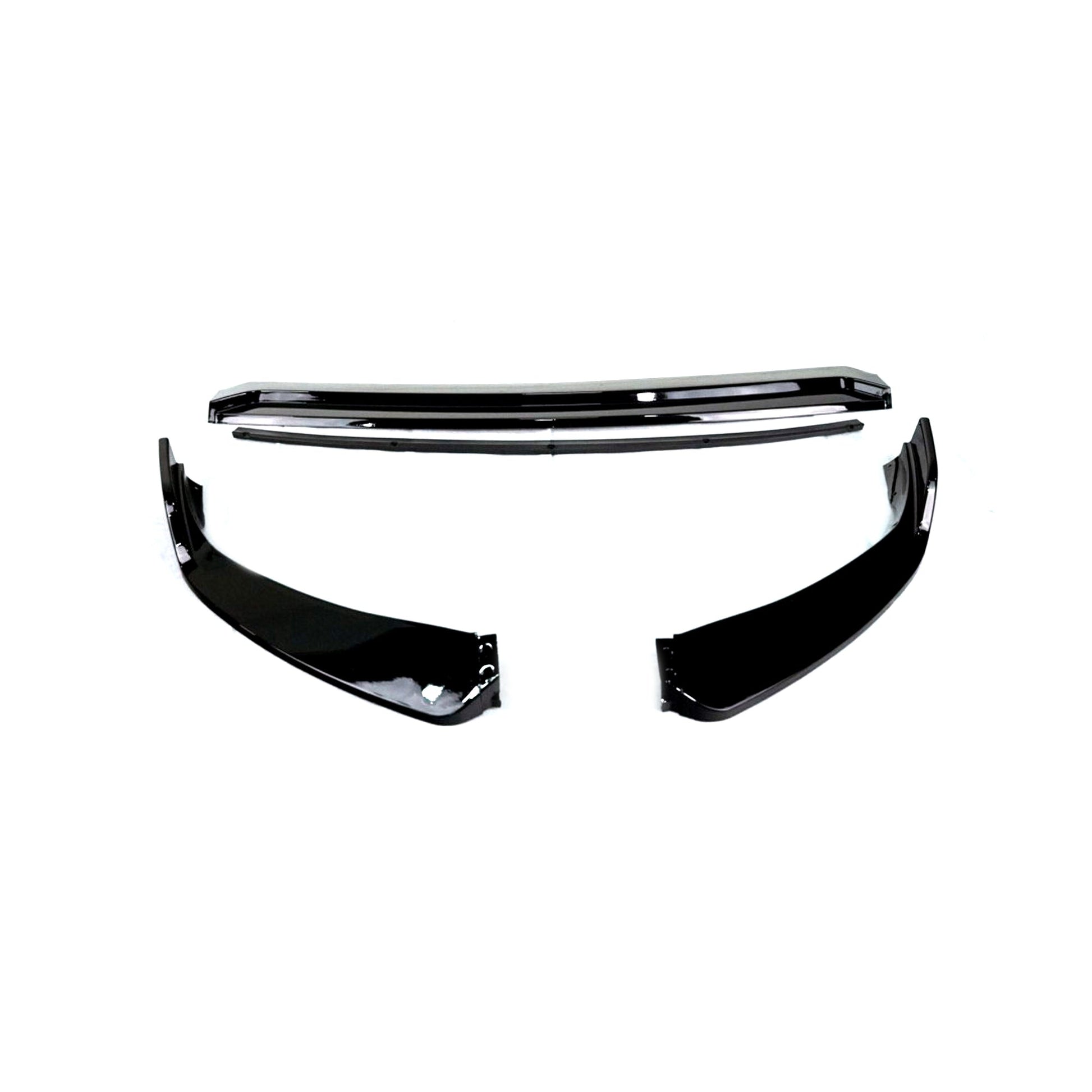 Gloss Black  Front Lip for Mercedes-Benz C-Class W205 Facelift(2019-2021)