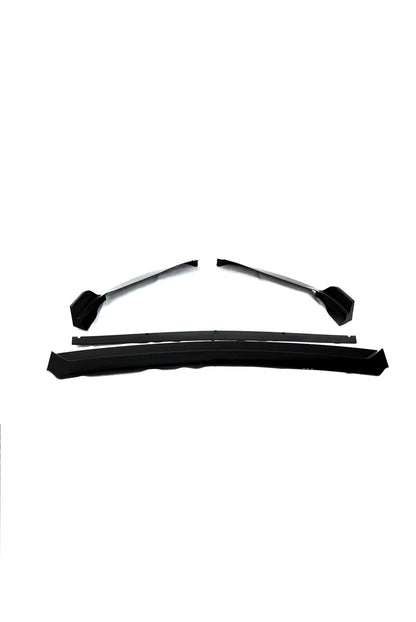 Gloss Black  Front Lip for Mercedes-Benz C-Class W205 Facelift(2019-2021)