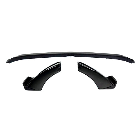 Gloss Black Front Lip for Mercedes-Benz E-Class W213 Facelift(2021-2023)