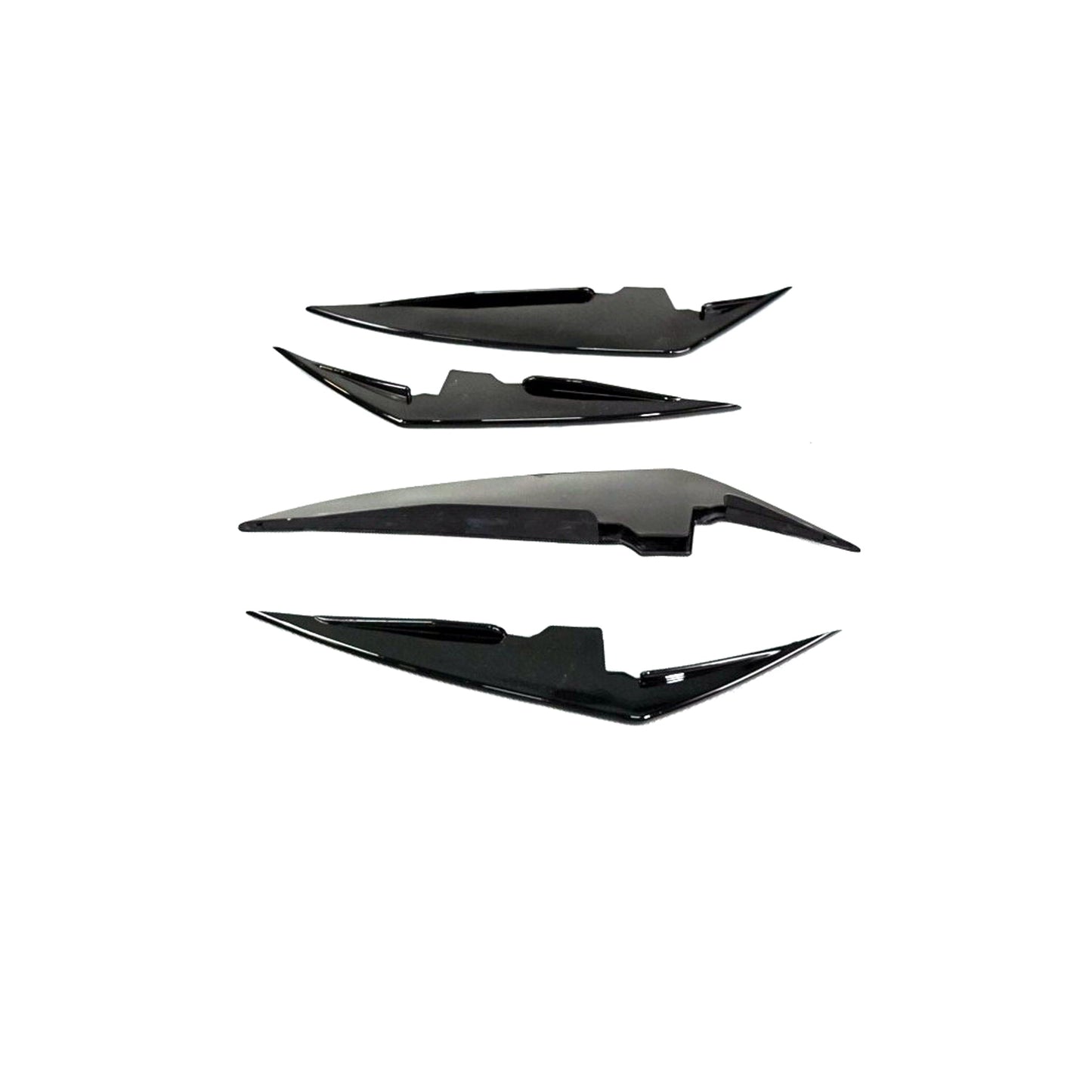 Gloss Black Front Bumper Canards for BMW 3 Series G20 LCI(2023-present)