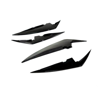 Gloss Black Front Bumper Canards for BMW 3 Series G20 LCI(2023-present)