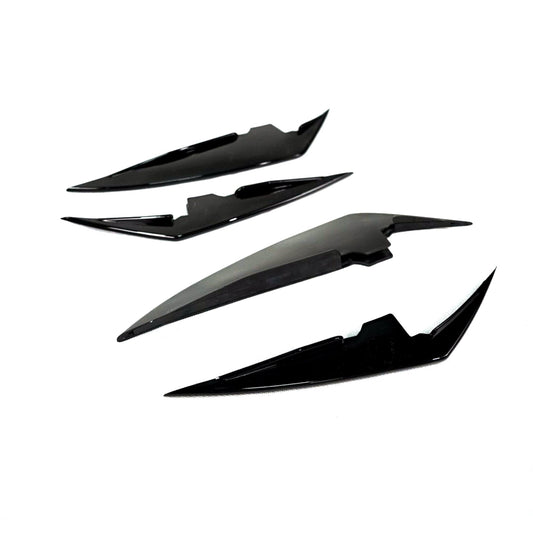 Gloss Black Front Bumper Canards for BMW 3 Series G20 LCI(2023-present)