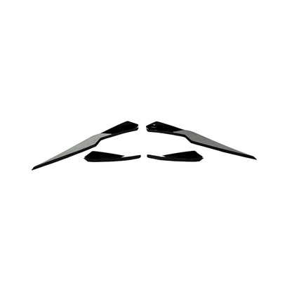 M Performance Style Gloss Black Front Canards for BMW M3 G80 / M4 G82 G83(2021-present)