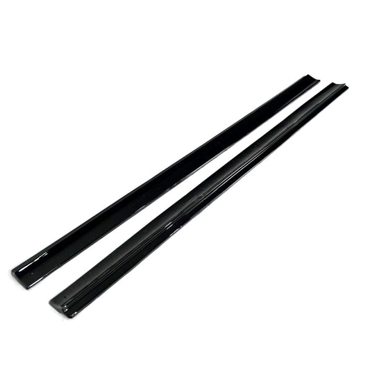 Gloss Black Side Skirts for Mercedes Benz E-Class W213 AMG Line Sedan (2016-2023)