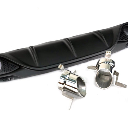 PP Rear Diffuser For Alfa Romeo Giulia(with Exhaust Tips)(2016-2020)
