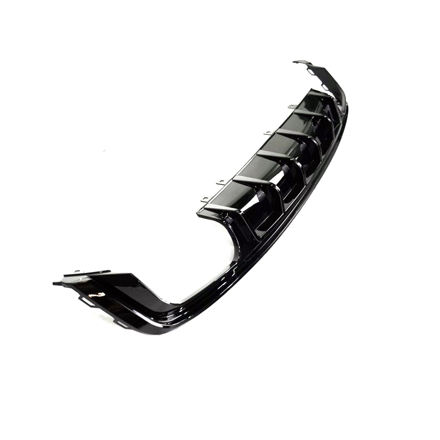 PP Rear Diffuser For Audi A6 C8(with Black Exhaust Tips)(2020-2021)