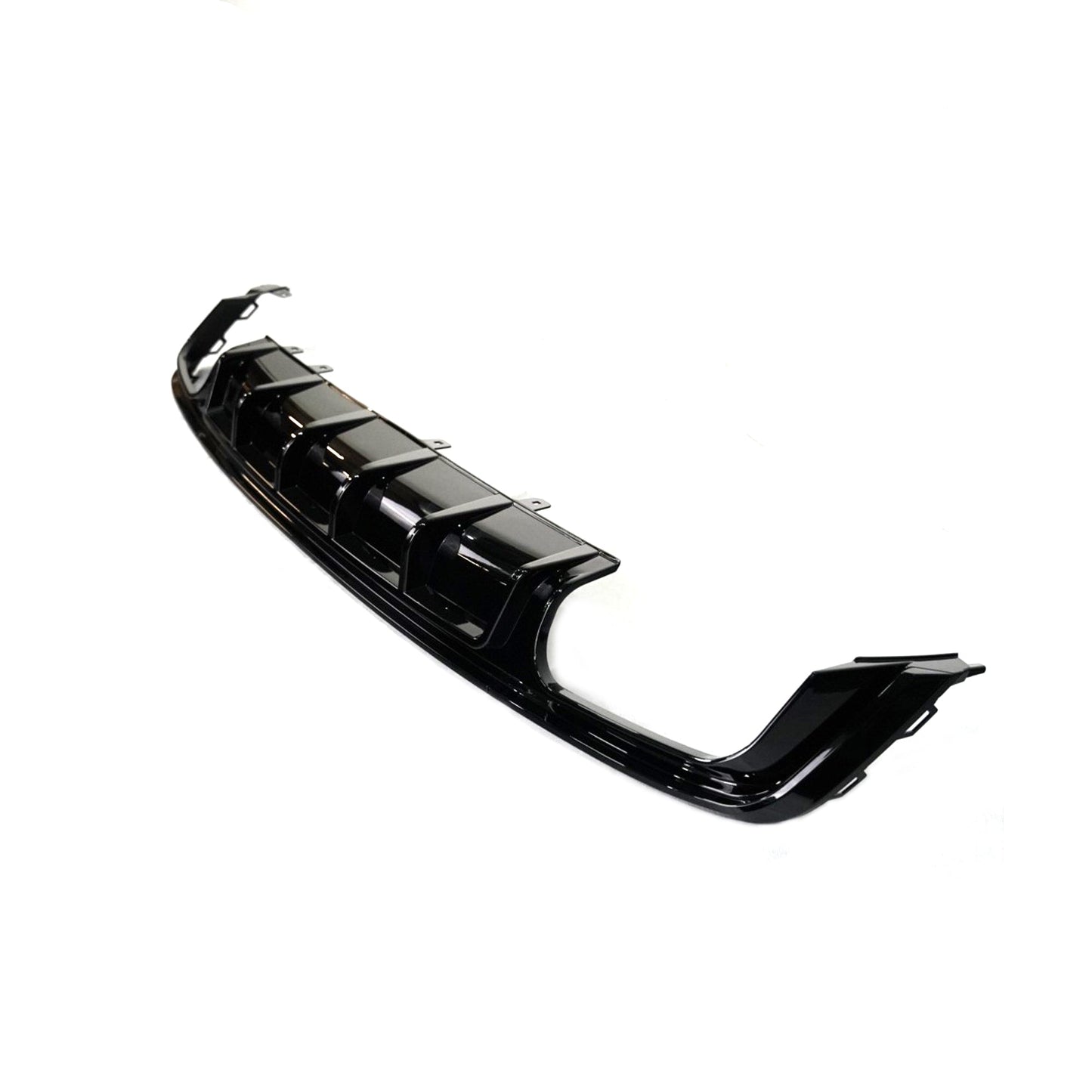 PP Rear Diffuser For Audi A6 C8(with Black Exhaust Tips)(2020-2021)